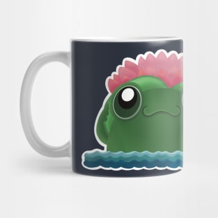 Cute Frog With Lily Pad Hat Mug